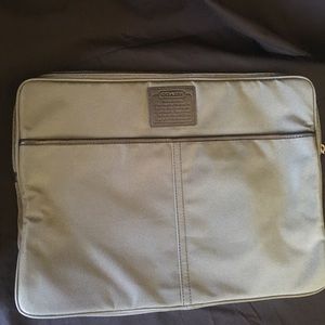 Coach laptop holder/bag